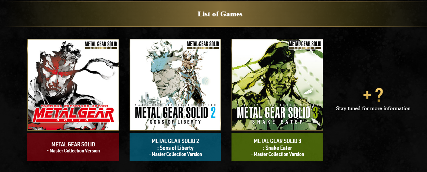 Metal Gear Solid: Master Collection Vol. 1 ganha trailer e data de lançamento (spoiler: chega em outubro)