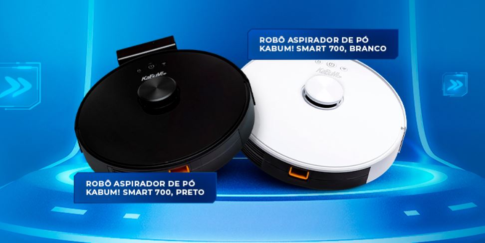 Robô aspirador de pó KaBuM! Smart 700 está com R$ 100 de desconto