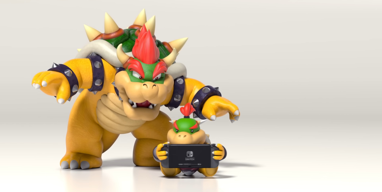 Nintendo revela idades oficiais de Bowser e Bowser Jr.