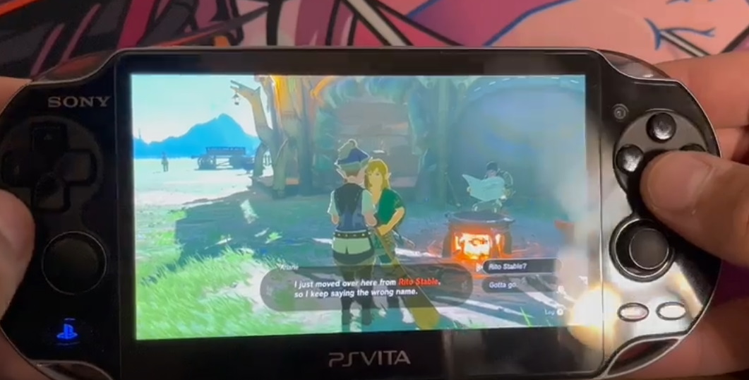 The Legend of Zelda: Tears of the Kingdom: vídeo viraliza com jogo rodando no PS Vita