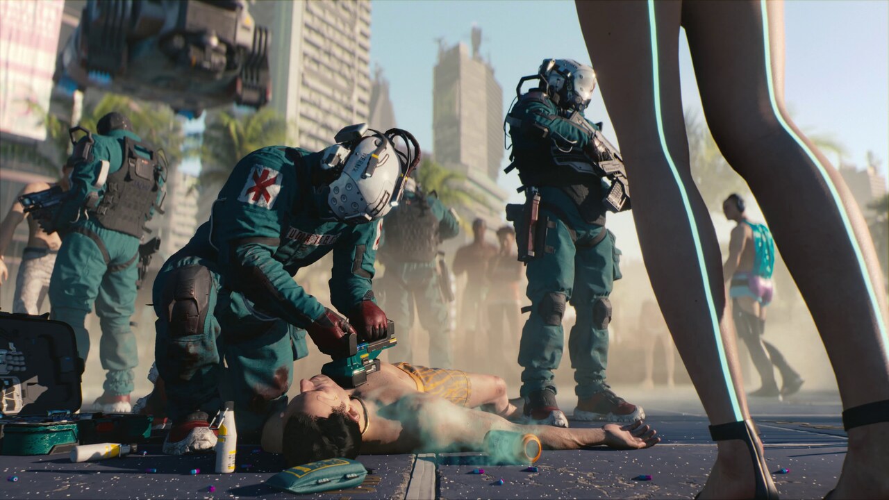 Expansão de Cyberpunk 2077 terá minijogo do grupo Trauma Team