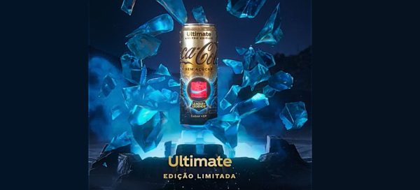 Imagem mostra uma ilustração da embalagem da Coca-Cola edição limitada League of Legends