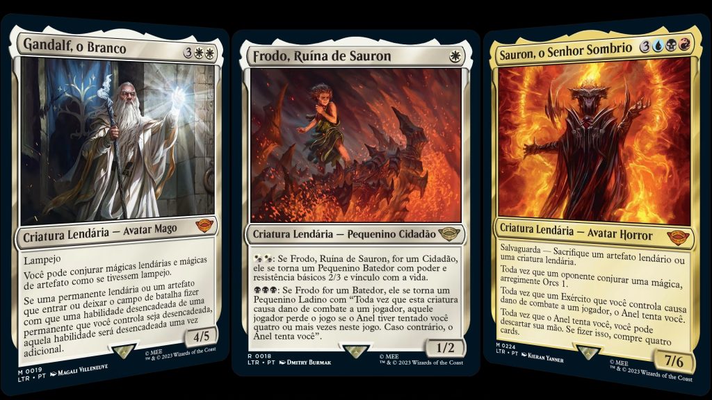 Cards de O Senhor dos Anéis em Magic the Gathering