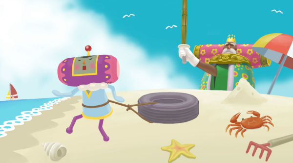 Imagem mostra We Love Katamari, da Namco