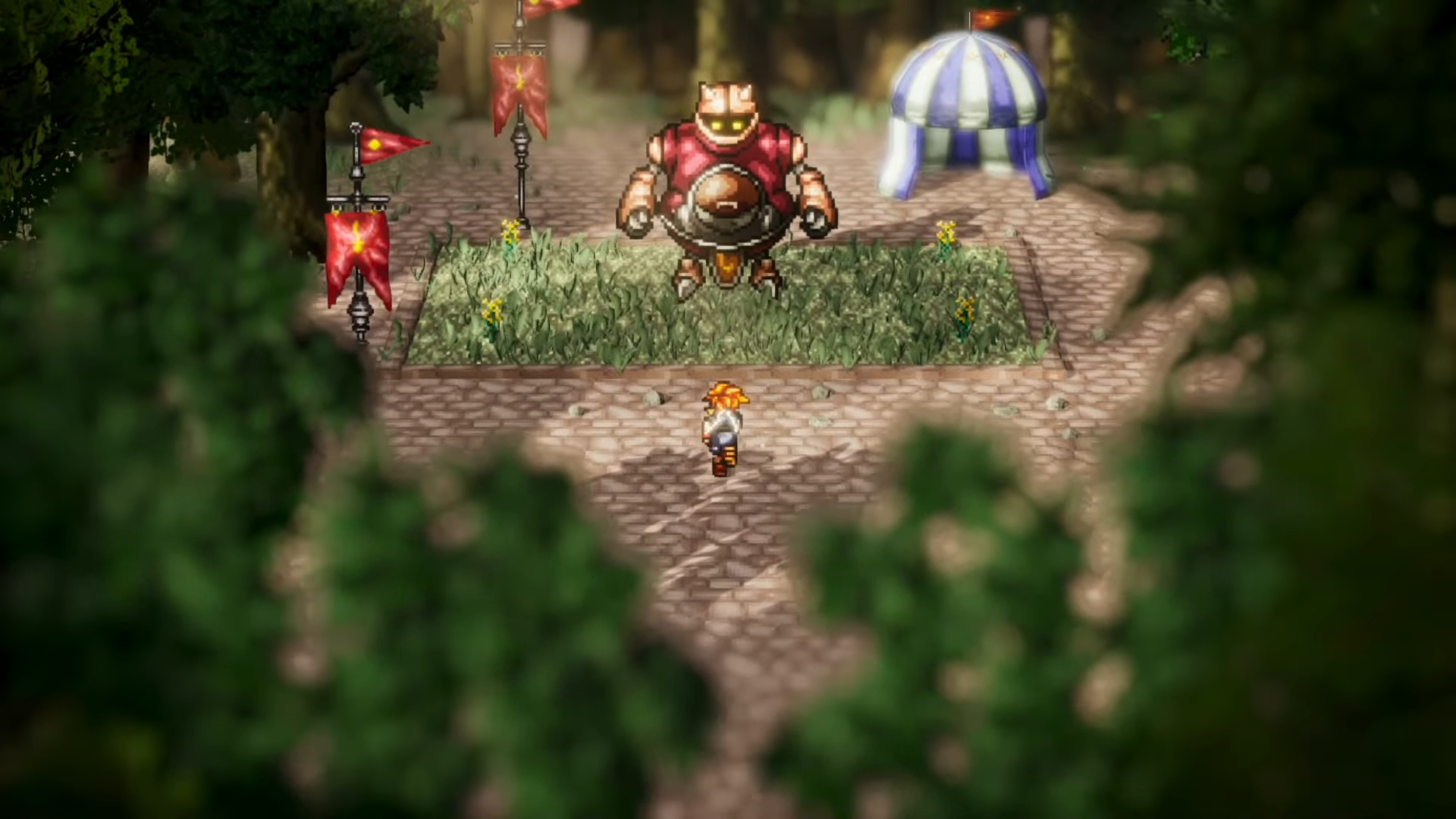 Imagem mostra cena de remake independente de Chrono Trigger, feito por fã