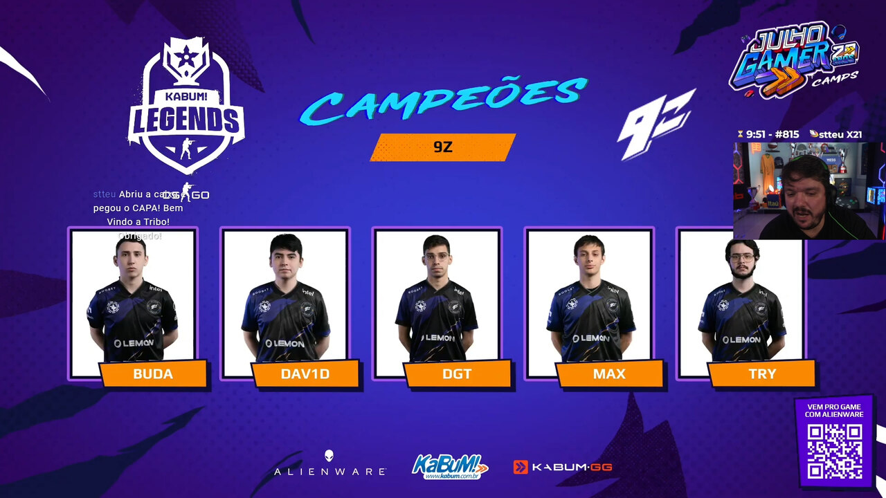 É campeã! 9Z leva o KaBuM! Legends de CS:GO ao vencer o Fluxo