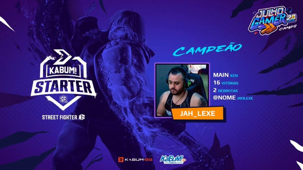 Campeão do torneio de Street Fighter 6