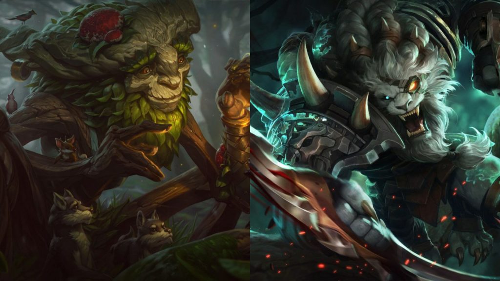 Composição do 2v2v2v2 com Ivern e Rengar