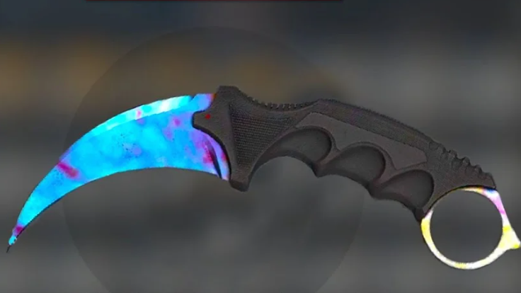 Faca Karambit Case Hardened blue gem