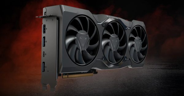 Ilustração da placa de vídeo Radeon RX 7800