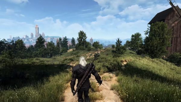 The Witcher 3 em 8K e com mods