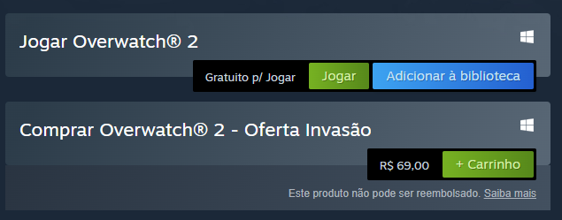 Compras Overwatch 2