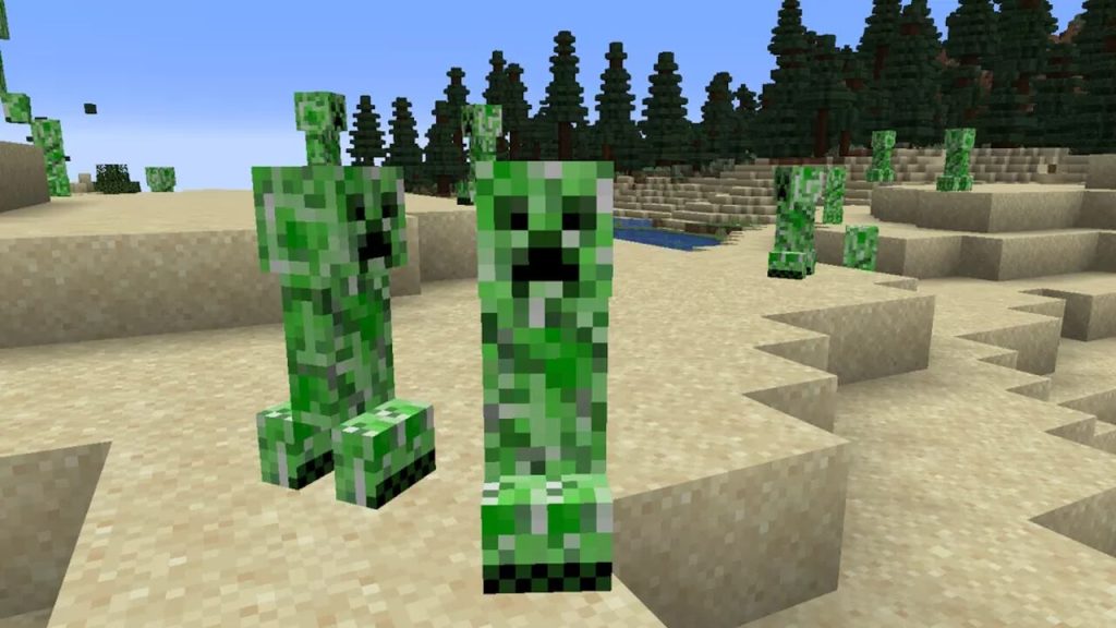 Creepers do Minecraft