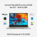 Asus lança Zenbook S 13 OLED no Brasil por R$ 10,999 e anuncia mais notebooks