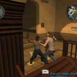 Imagem mostra captura de tela do jogo Bully, na versão "Scholarship Edition"