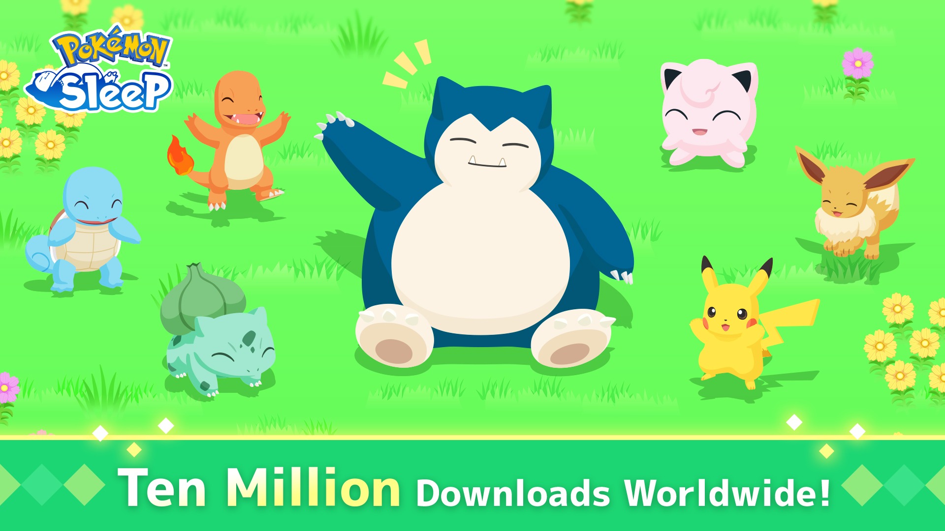 Pokémon Sleep registra 10 milhões de downloads e oferece presentes