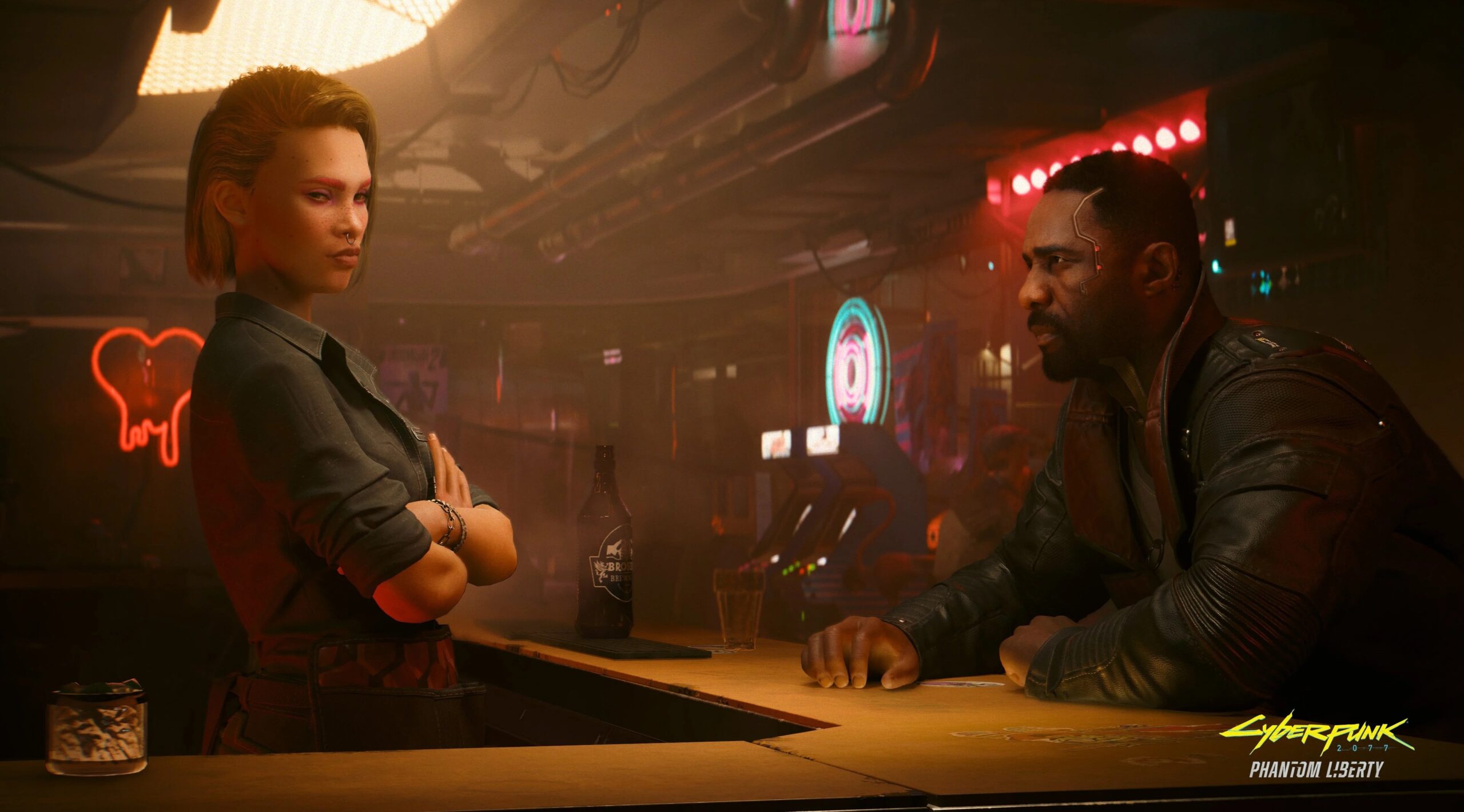 Imagem mostra cena de Cyberpunk 2077: Phantom Liberty