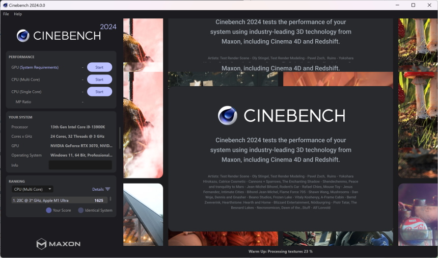 Cinebench: nova versão do aplicativo ganha função para benchmarking de GPUs