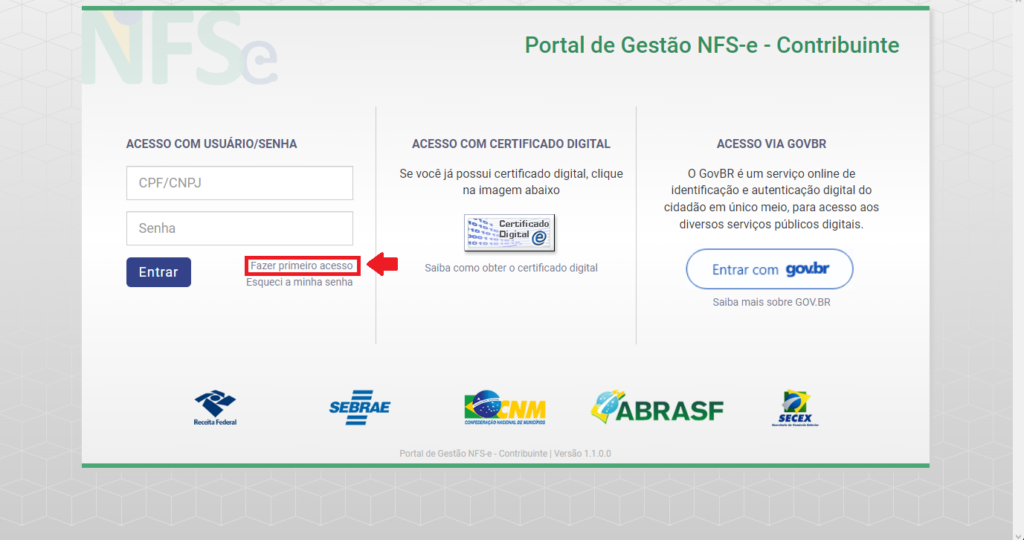 Como emitir a NFS-e obrigatória para MEI - Passo 1