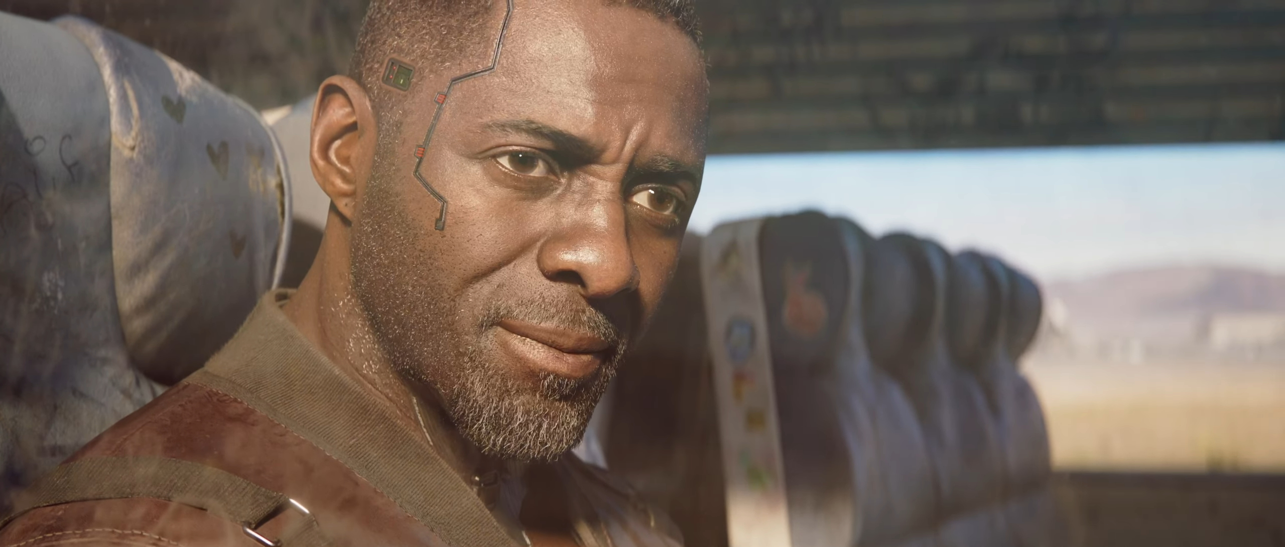 Imagem mostra cena do novo trailer de Phantom Liberty, expansão de Cyberpunk 2077