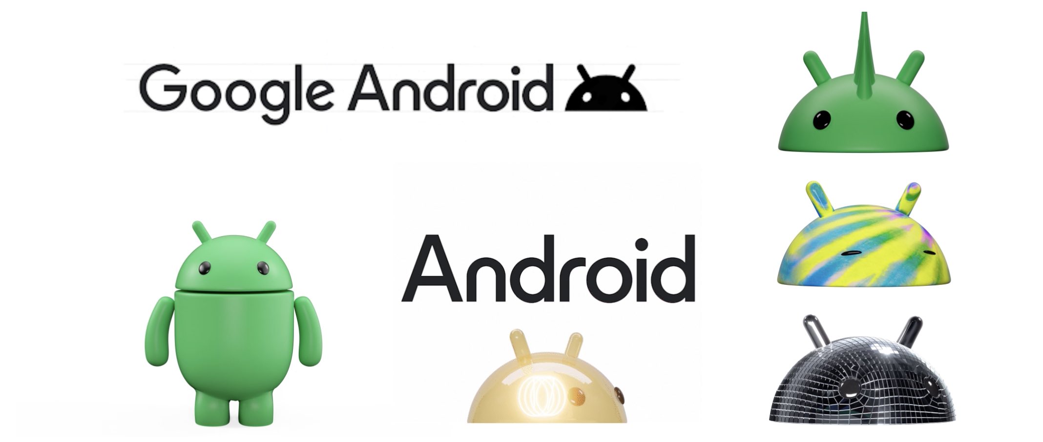 Google atualiza marca do Android com novo logo e robô 3D