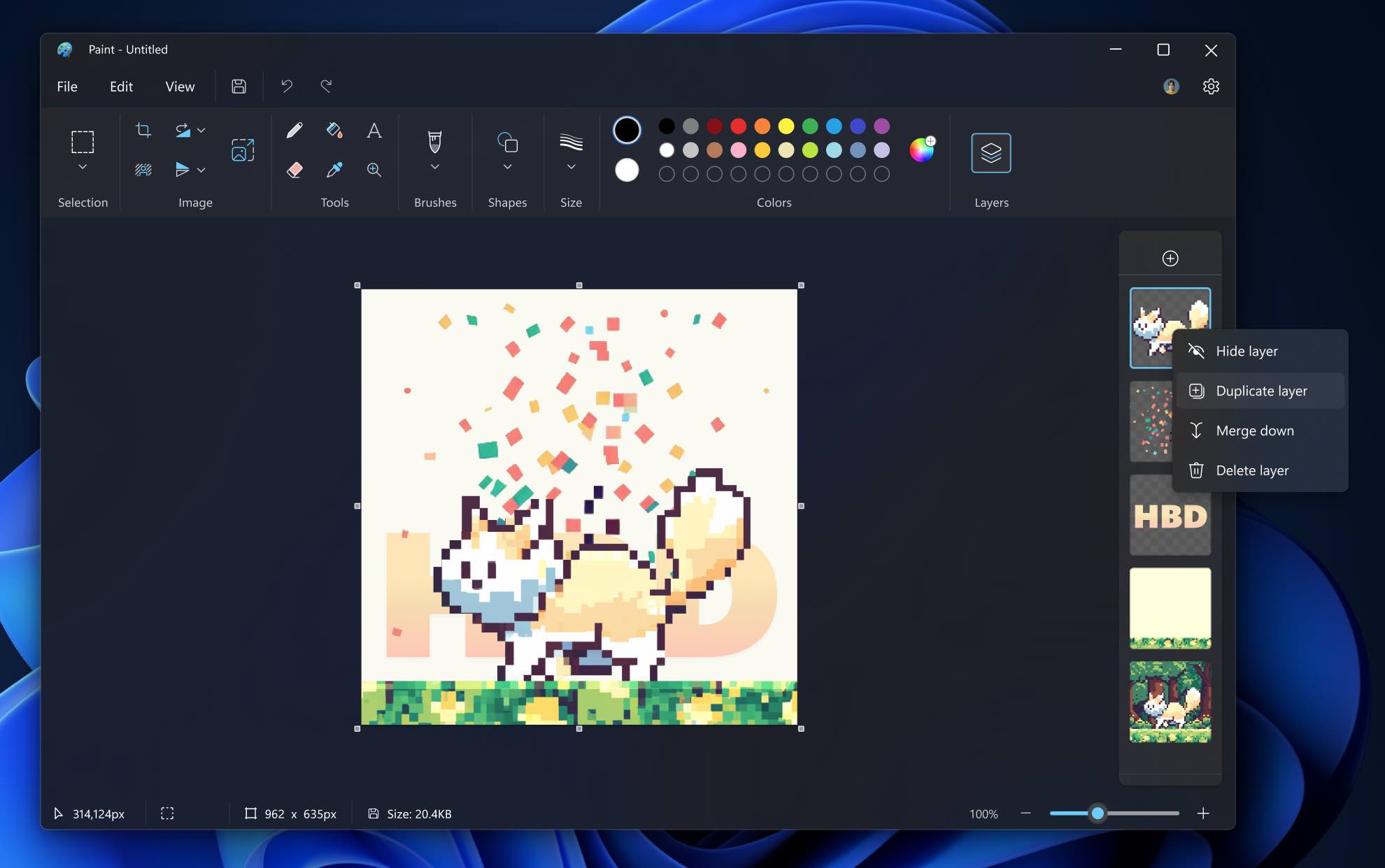 MS Paint ganha suporte para transparência e camadas