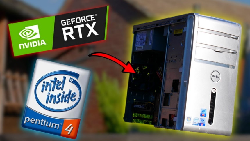 Pentium 4 é equipado com RTX 4060 Ti, mas ainda sofre para rodar jogos