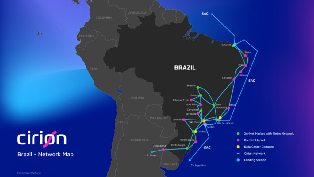 Rede de conexões da Cirion