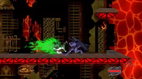 Imagem mostra cena do jogo Gargoyles: Remastered