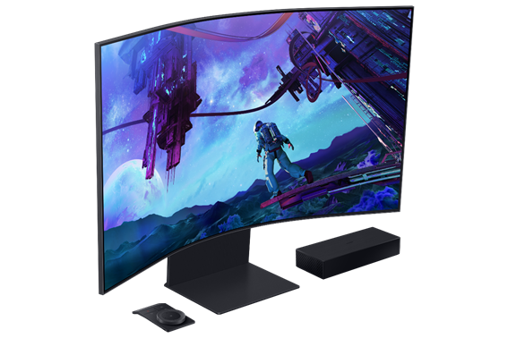 Imagem ilustrativa do Monitor Odyssey Ark 2nd Gen. da Samsung