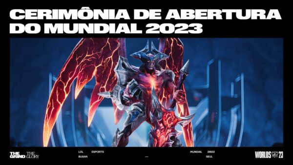 Cerimônia de abertura do Worlds 2023