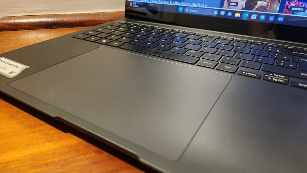 Galaxy Book3 Ultra - teclado e trackpad