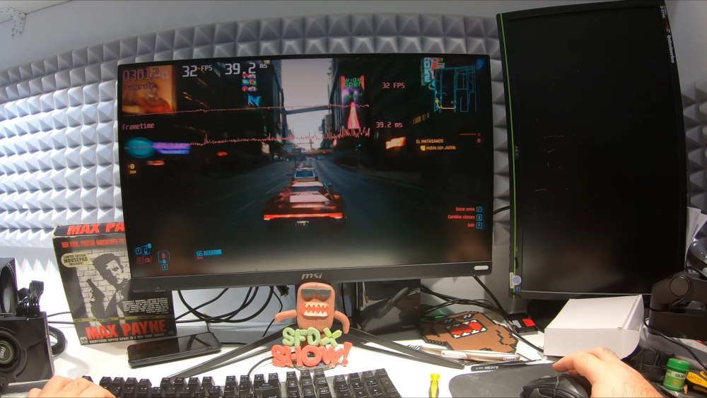 Placa de vídeo para mineração rodando Cyberpunk 2077