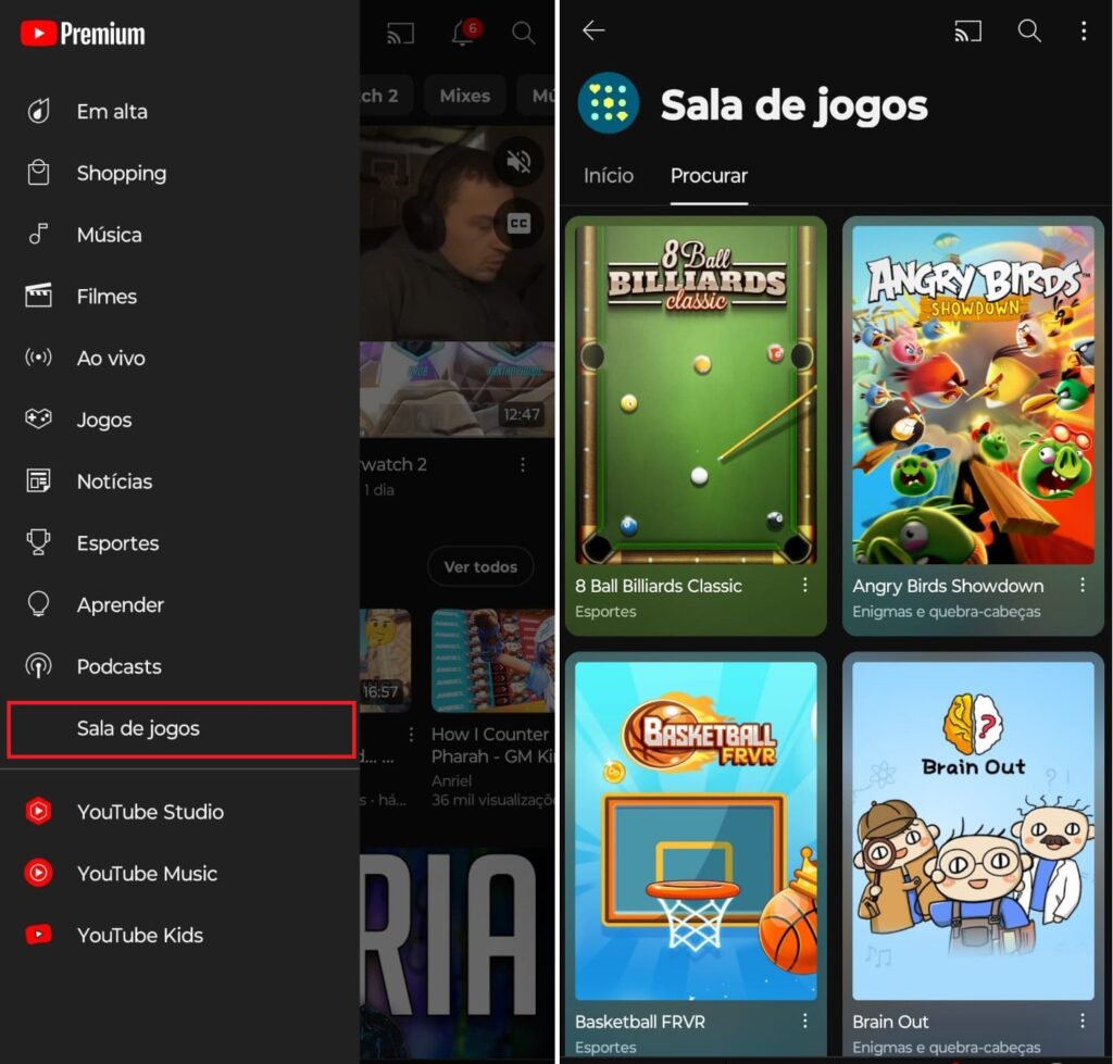 Playables do YouTube