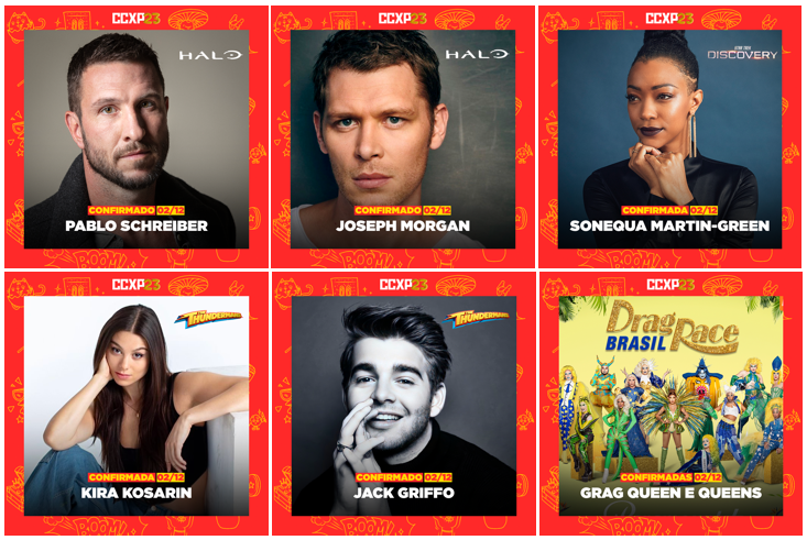 Convidados do Paramount+ para a CCXP23