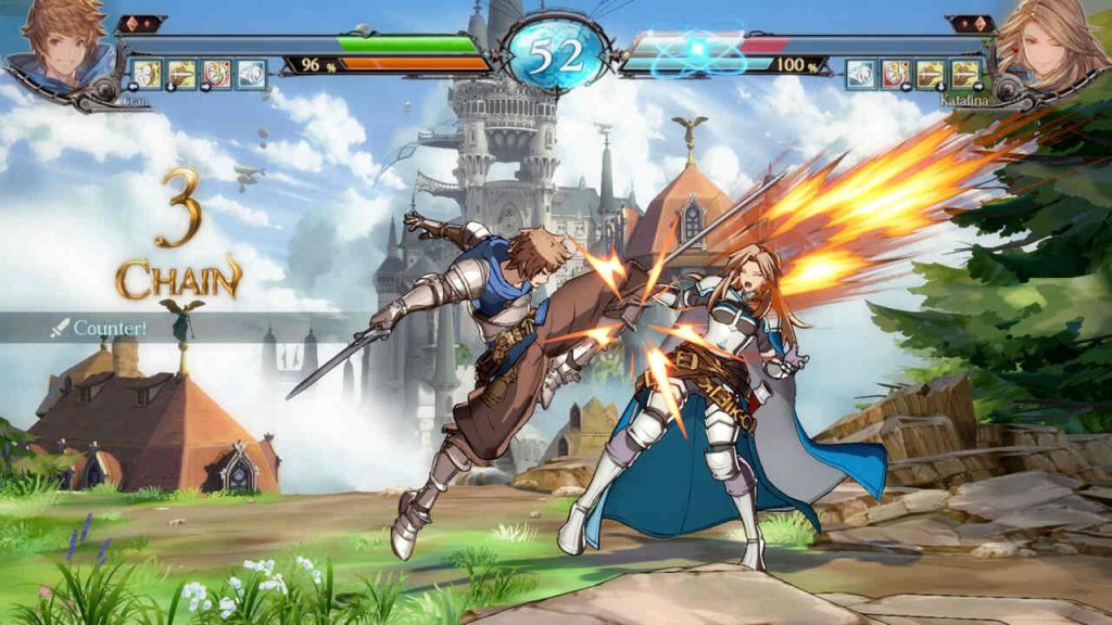 Gameplay de Granblue Fantasy Versus Rising