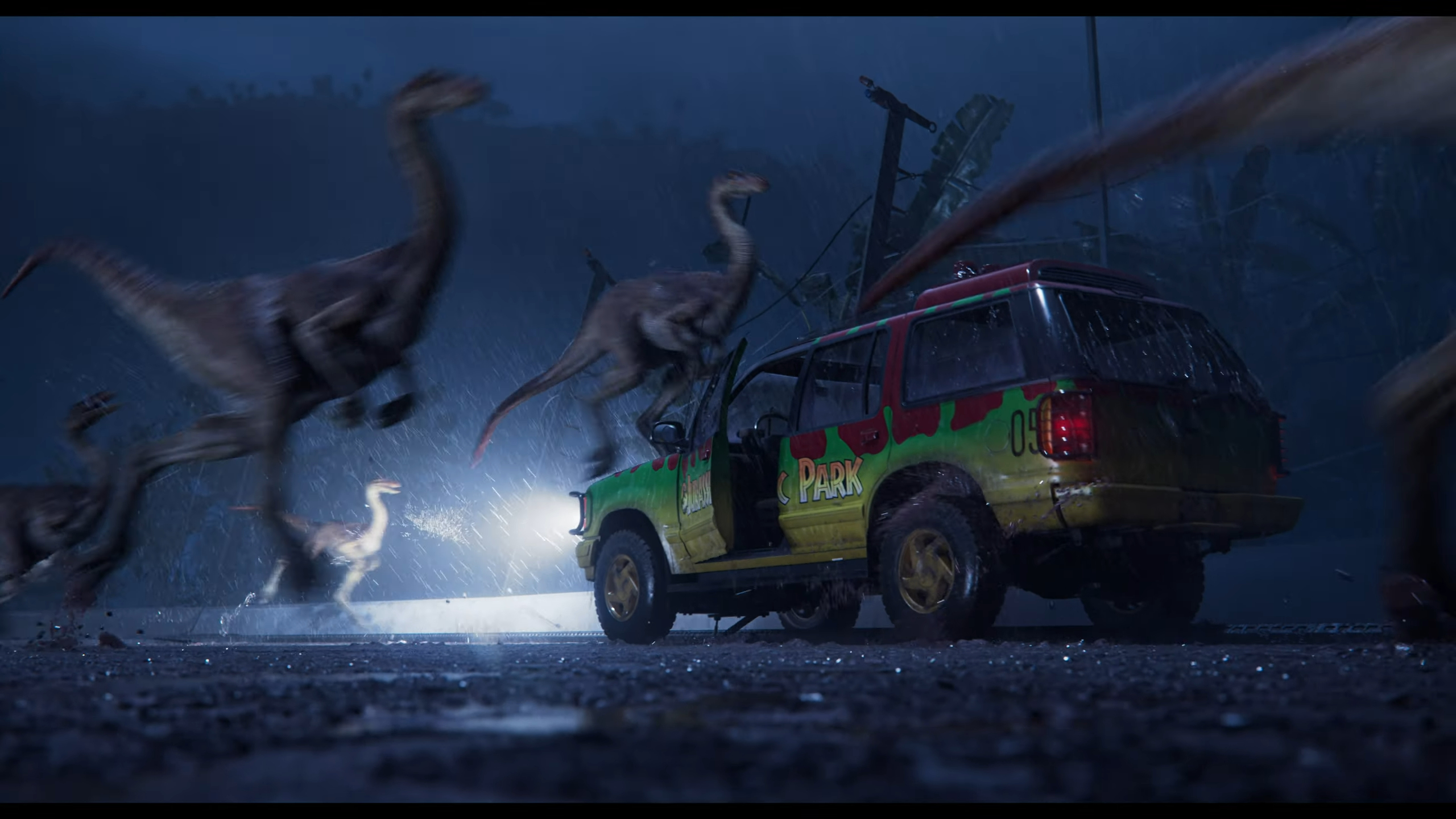 Imagem mostra cena de Jurassic Park: Survival