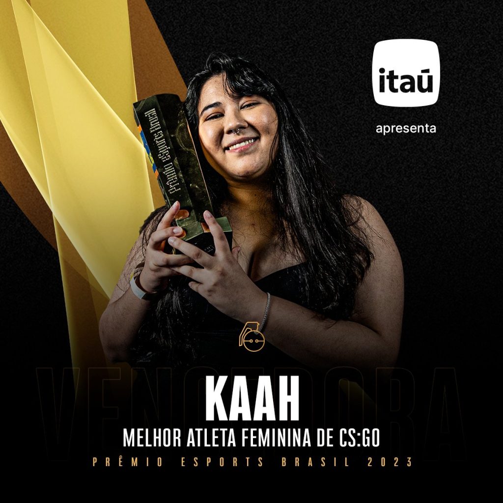 Melhor atleta feminina de CS:GO - Prêmio Esports Brasil 2023