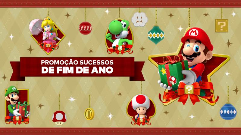 Promoção da Nintendo traz descontos de até 50% em jogos