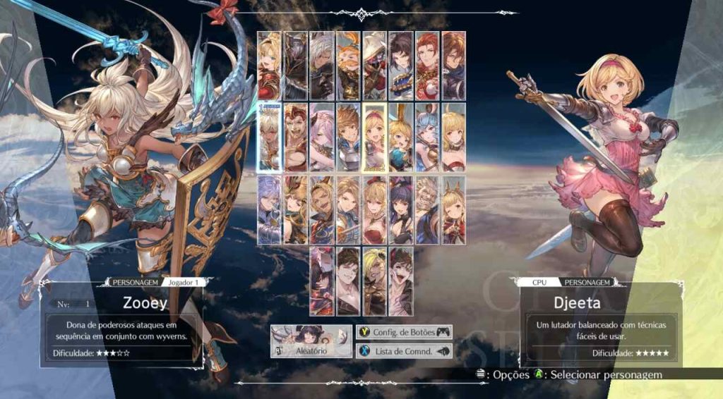 Versus de Granblue Fantasy Versus Rising