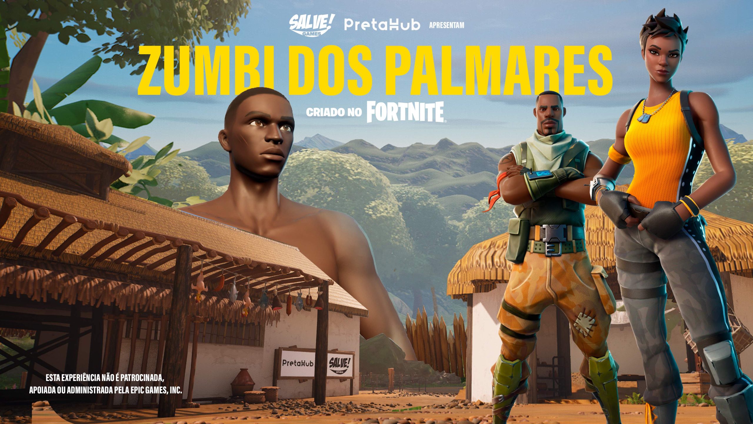 Zumbi dos Palmares no Fortnite