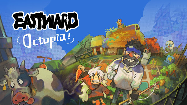 Pôster de divulgação do DLC do jogo Eastward, o Eastward: Octopia