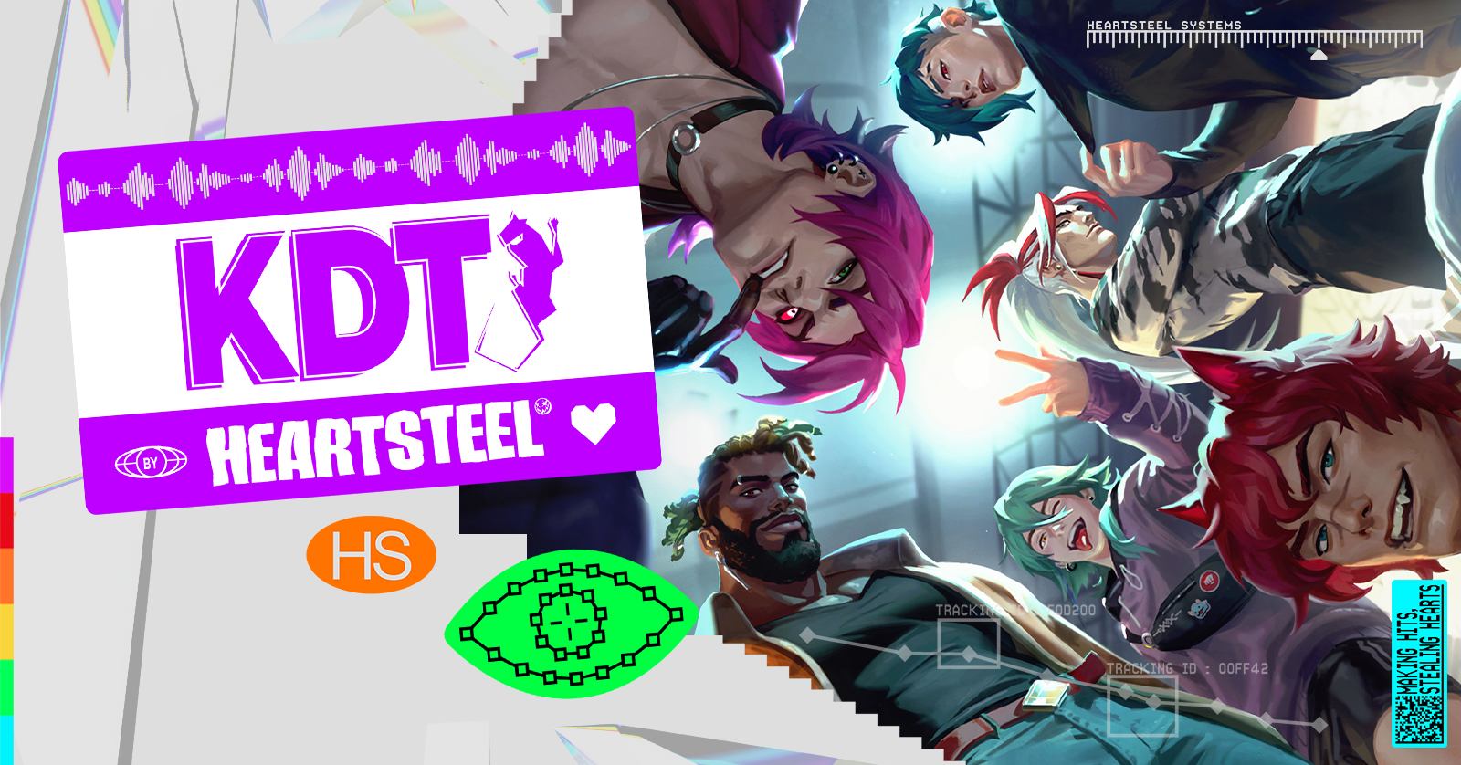 Heartsteel, grupo masculino de K-Pop de League of Legends, é tema do evento KDT