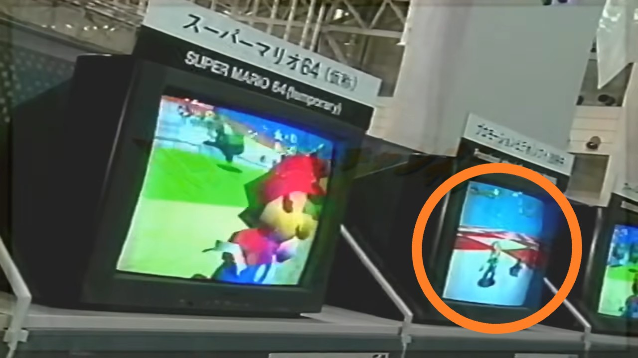 Esse pode ser o primeiro vídeo de Luigi em Mario 64