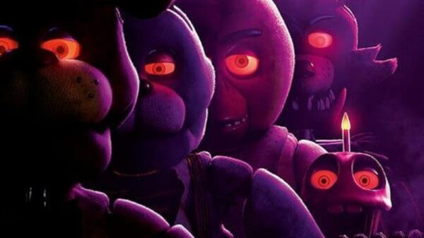 Imagem mostra pôster de Five Nights at Freddy's