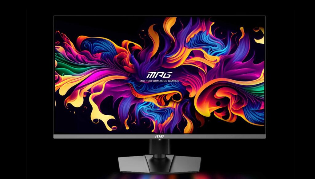 Monitor MEG 321URX QD-OLED da MSI 