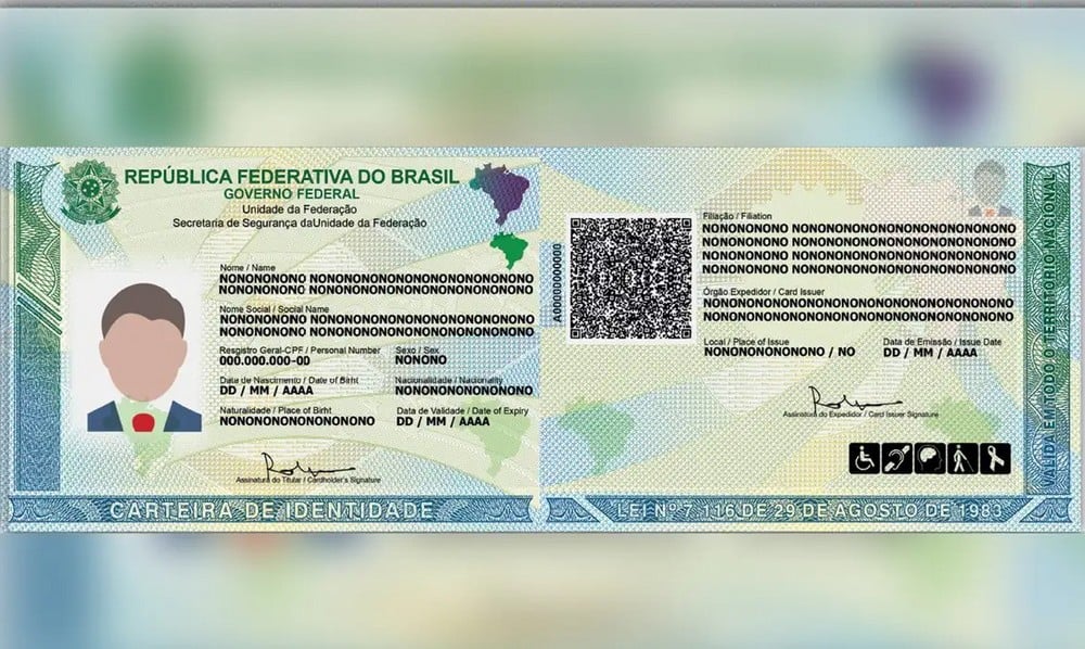 Nova carteira de identidade já pode ser solicitada em todo o Brasil