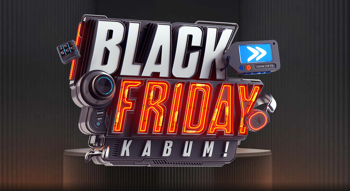 Imagem de divulgação da Black Friday KaBuM!